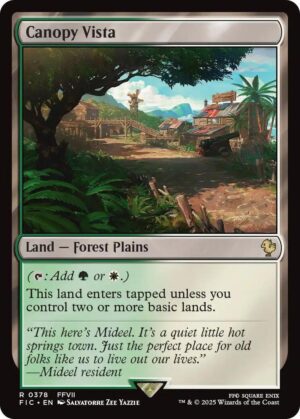 Canopy Vista (Surge Foil) - 378: Commander: FINAL FANTASY