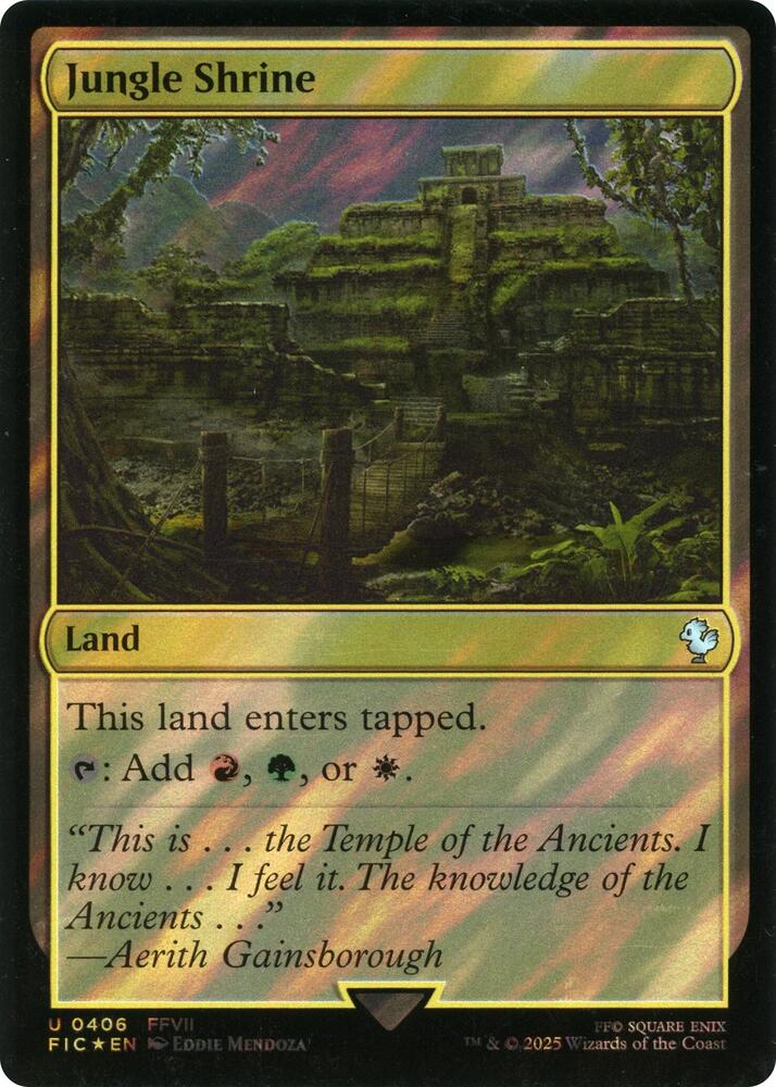 Jungle Shrine (Surge Foil) - 406: Commander: FINAL FANTASY