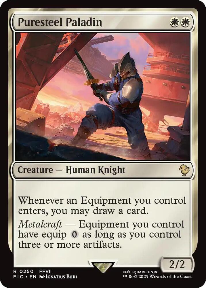 Puresteel Paladin (Surge Foil) - 250: Commander: FINAL FANTASY