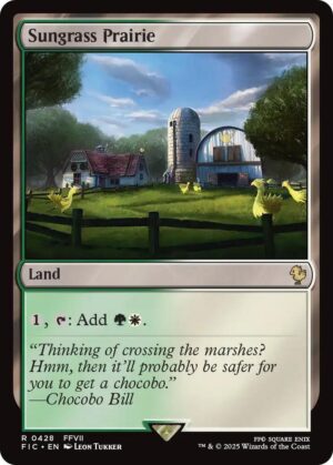 Sungrass Prairie (Surge Foil) - 428: Commander: FINAL FANTASY