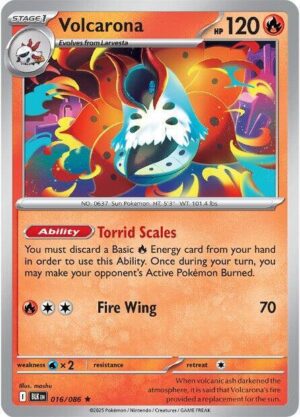 Volcarona - 016/086: SV: Black Bolt