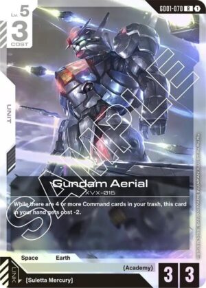 Gundam Aerial - GD01-070: Newtype Rising