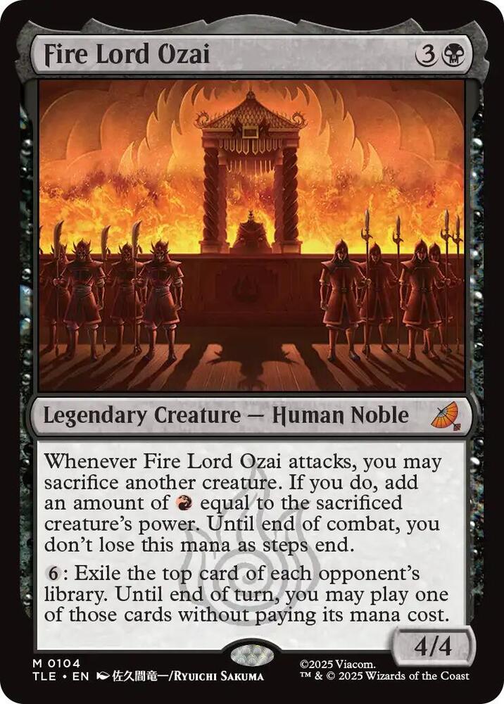 Fire Lord Ozai - 104: Avatar: The Last Airbender: Eternal-Legal