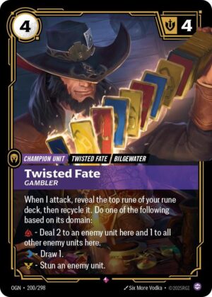 Twisted Fate - Gambler - 200/298: Origins