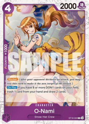 O-Nami (Pirate Foil) - ST18-002: Premium Booster -The Best- Vol. 2