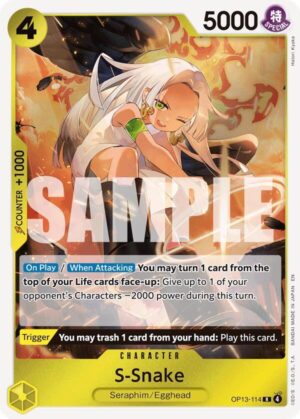 S-Snake - OP13-114: Carrying On His Will