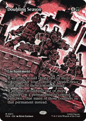 Doubling Season (Borderless) - 11: Teenage Mutant Ninja Turtles Eternal-Legal