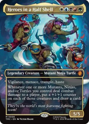Heroes in a Half Shell (0006) (Borderless) - 6: Commander: Teenage Mutant Ninja Turtles