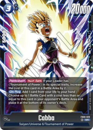 Cabba - FB08-029 - FB08-029: Saiyan's Pride