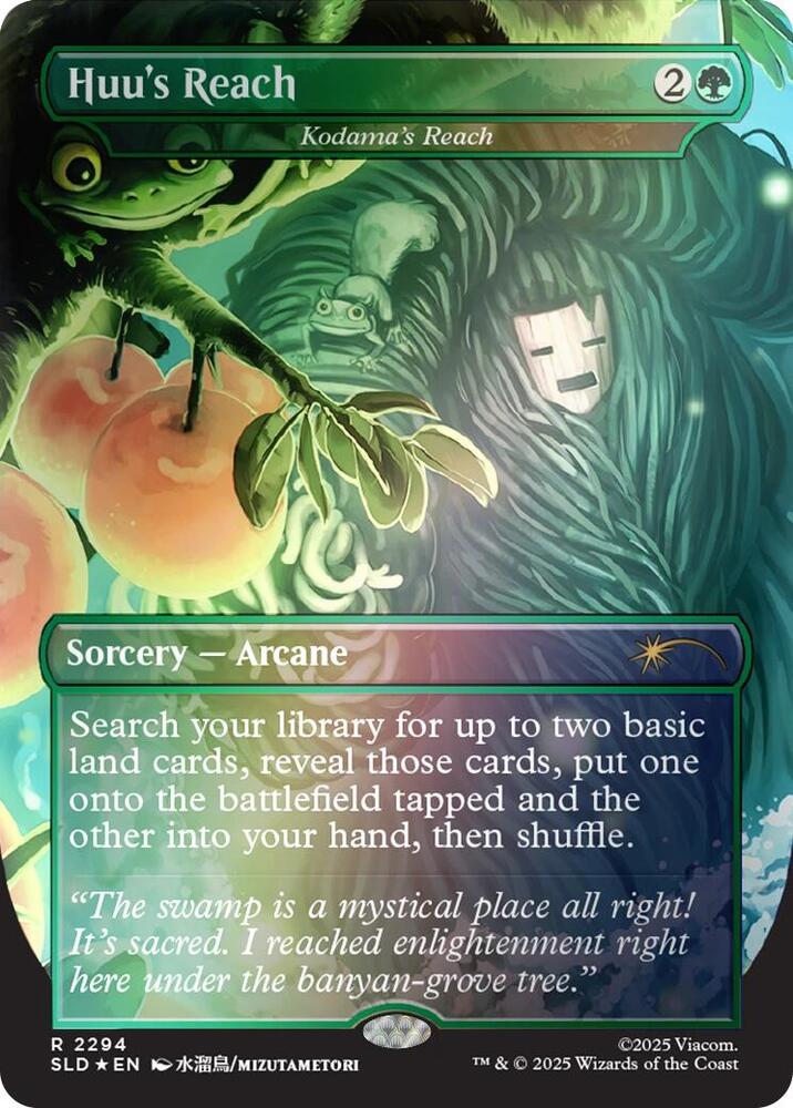 Huu's Reach - Kodama's Reach (Rainbow Foil) - 2294: Secret Lair Drop Series