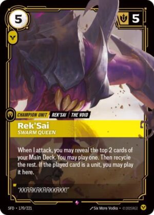 Rek'Sai - Swarm Queen - 170/221: Spiritforged