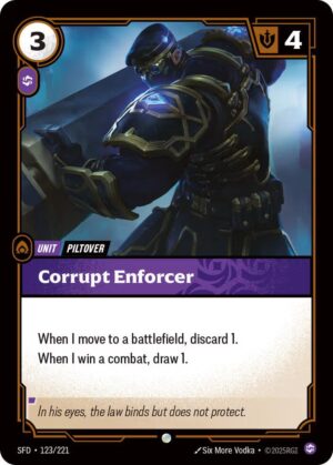 Corrupt Enforcer - 123/221: Spiritforged