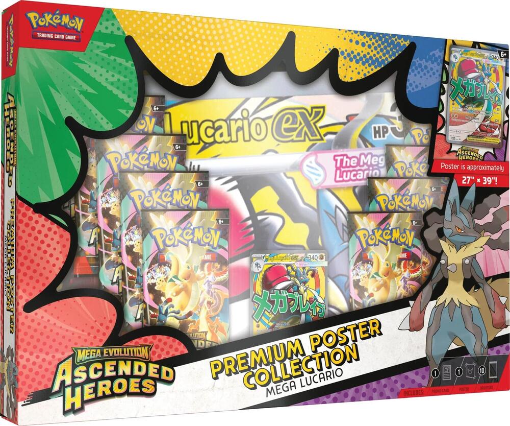 Premium Poster Collection: Mega Lucario: ME: Ascended Heroes