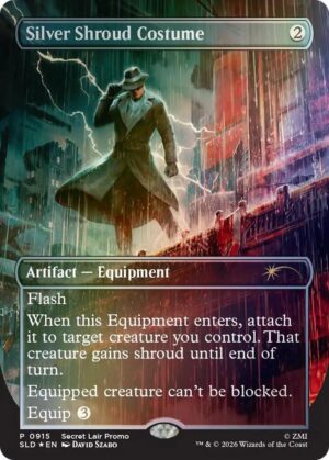 Silver Shroud Costume - 915: Secret Lair Drop Series