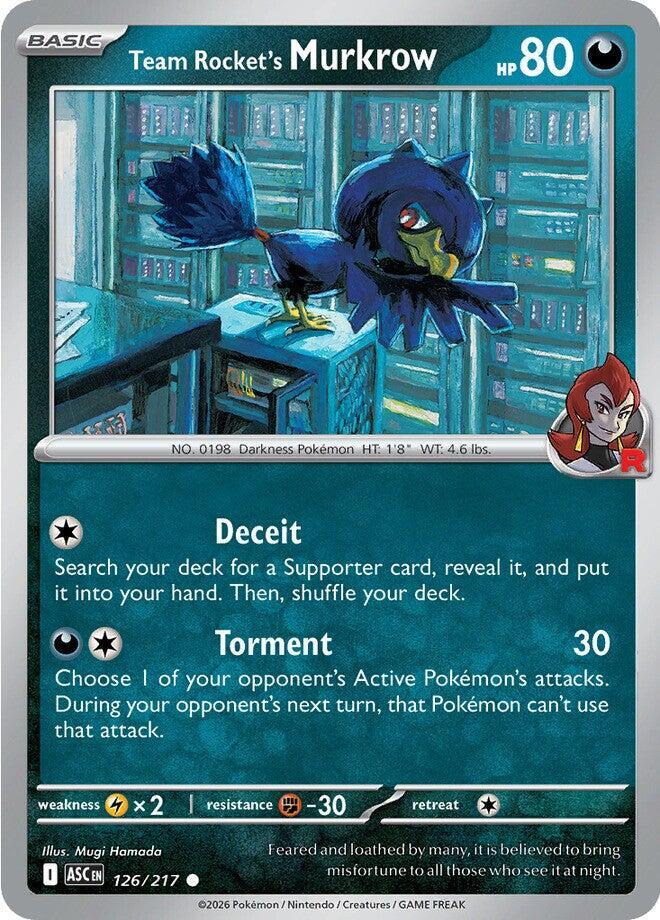 Team Rocket's Murkrow - 126/217: ME: Ascended Heroes