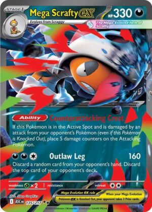 Mega Scrafty ex - 135/217 - 135/217: ME: Ascended Heroes