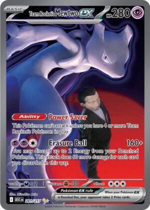 Team Rocket's Mewtwo ex - 281/217 - 281/217: ME: Ascended Heroes
