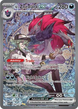 N's Zoroark ex - 286/217 - 286/217: ME: Ascended Heroes