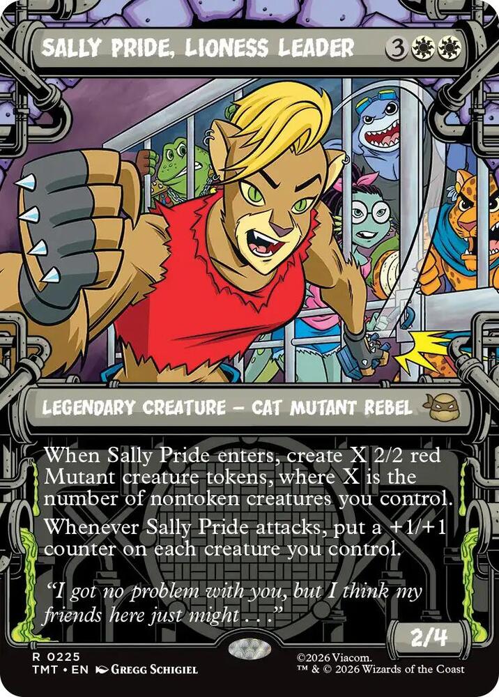 Sally Pride, Lioness Leader (Showcase) - 225: Teenage Mutant Ninja Turtles