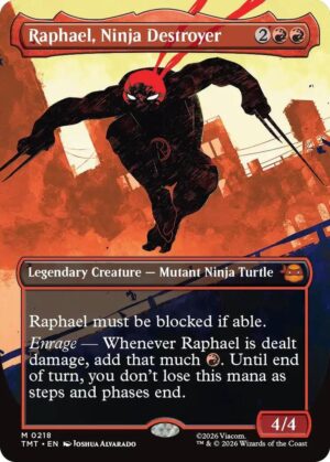 Raphael, Ninja Destroyer (Borderless) - 218: Teenage Mutant Ninja Turtles