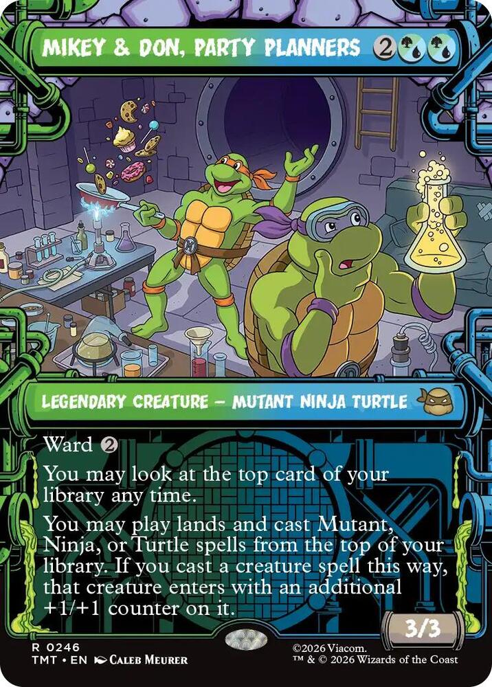 Mikey & Don, Party Planners (Showcase) - 246: Teenage Mutant Ninja Turtles