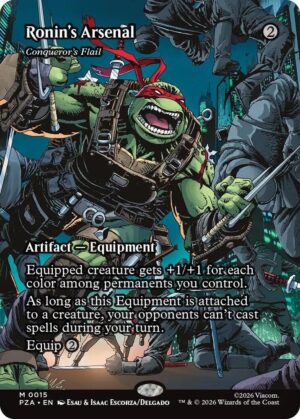 Ronin's Arsenal - Conqueror's Flail (Borderless) - 15: Teenage Mutant Ninja Turtles Eternal-Legal