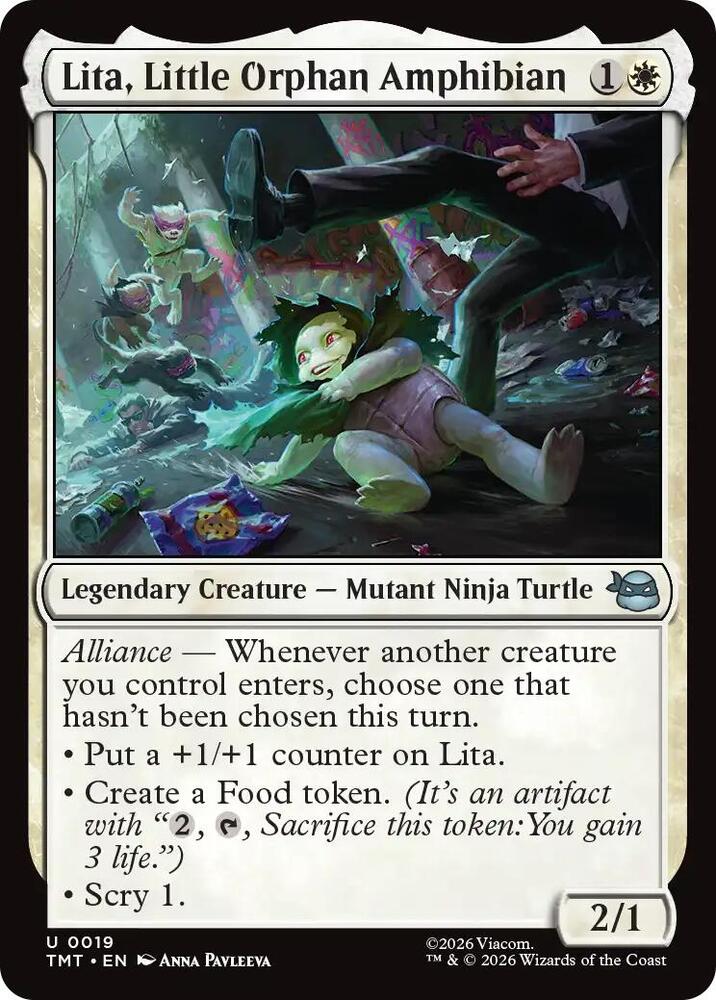 Lita, Little Orphan Amphibian - 19: Teenage Mutant Ninja Turtles