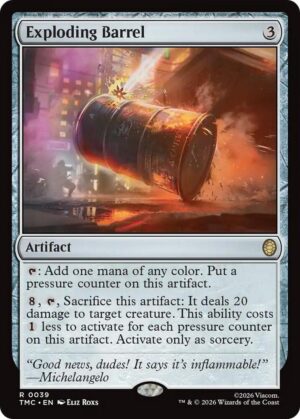 Exploding Barrel - 39: Commander: Teenage Mutant Ninja Turtles