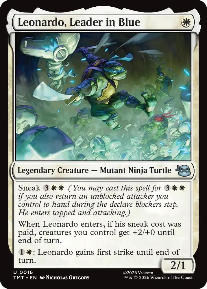 Leonardo, Leader in Blue - 16: Teenage Mutant Ninja Turtles