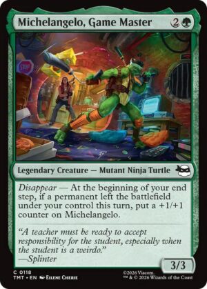 Michelangelo, Game Master - 118: Teenage Mutant Ninja Turtles