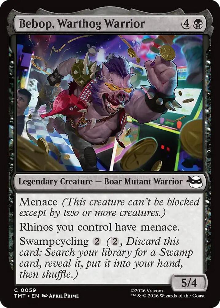 Bebop, Warthog Warrior - 59: Teenage Mutant Ninja Turtles
