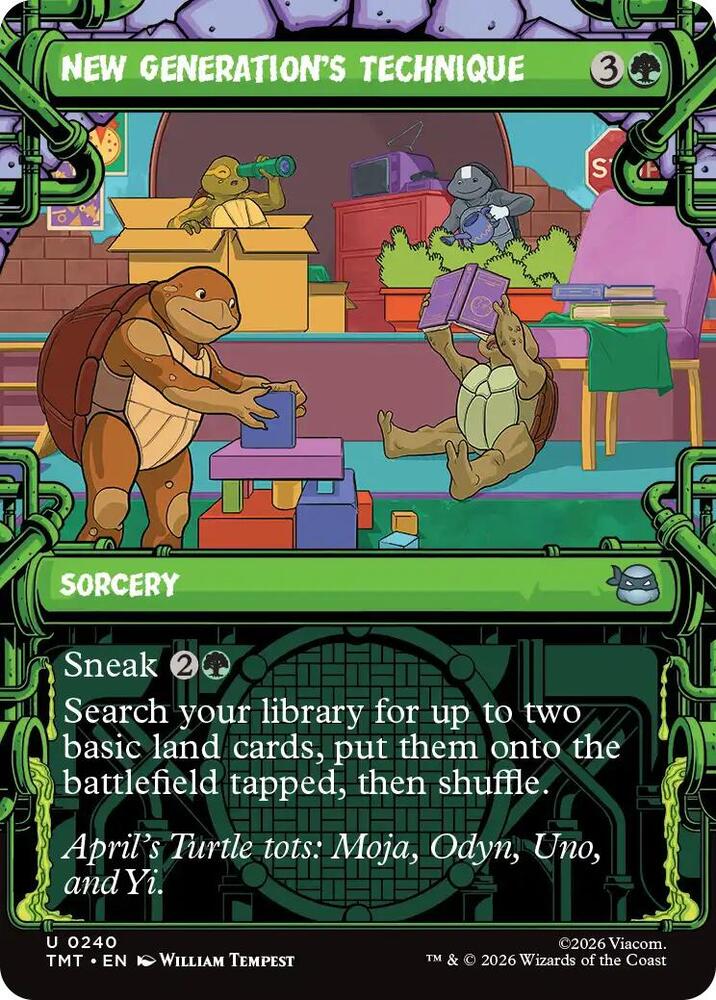 New Generation's Technique (Showcase) - 240: Teenage Mutant Ninja Turtles