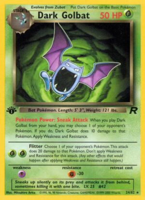 Dark Golbat (24) - 24/82: Team Rocket (LP)