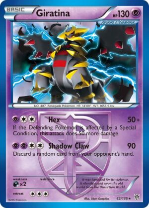 Giratina (Team Plasma) - 62/135: Plasma Storm (LP)