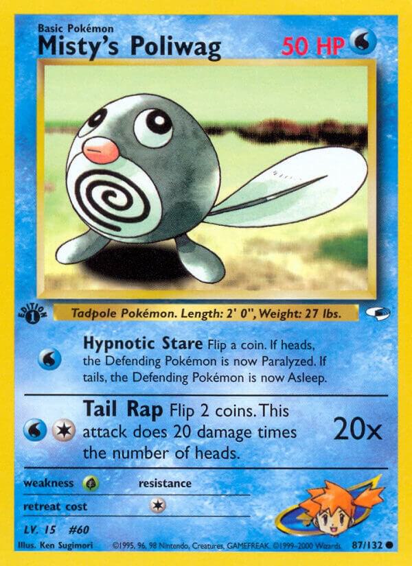 Misty's Poliwag - 087/132: Gym Heroes (LP)