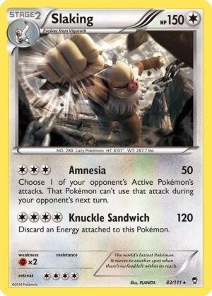 Slaking - 83/111: XY - Furious Fists