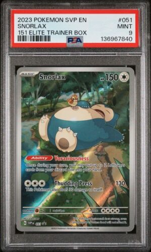 Snorlax - 051: PSA 9