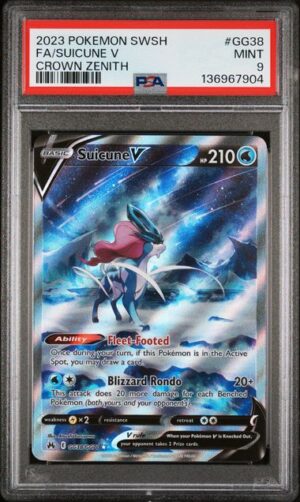 Suicune V - GG38/GG70: PSA 9