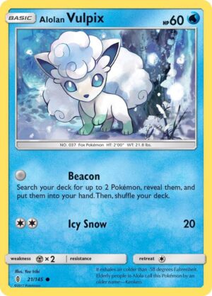 Alolan Vulpix - 21/145: SM - Guardians Rising