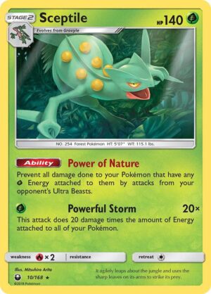 Sceptile - 10/168: SM - Celestial Storm
