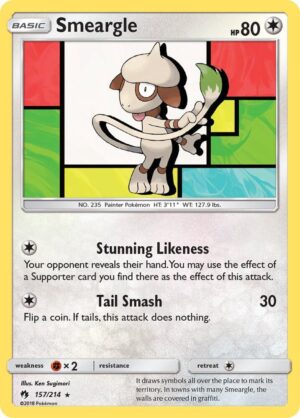 Smeargle - 157/214: SM - Lost Thunder