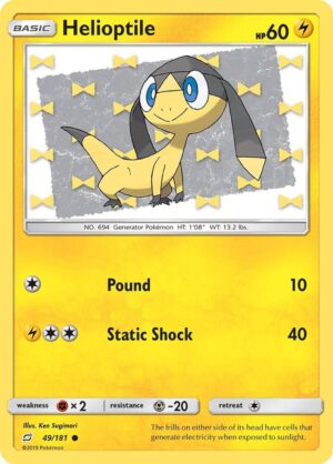 Helioptile - 49/181: SM - Team Up