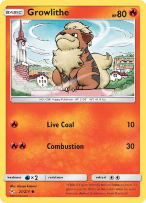 Growlithe - 21/214: SM - Unbroken Bonds