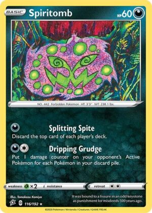 Spiritomb - 116/192: SWSH02: Rebel Clash