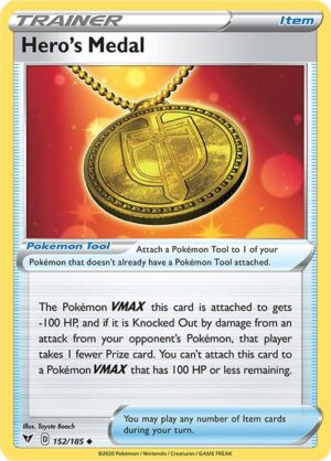 Hero's Medal - 152/185: SWSH04: Vivid Voltage