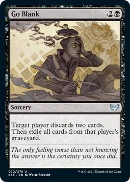 Go Blank - 72: Strixhaven: School of Mages