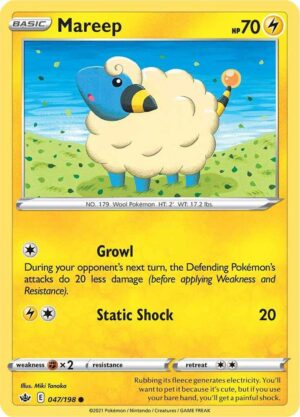 Mareep - 047/198: SWSH06: Chilling Reign