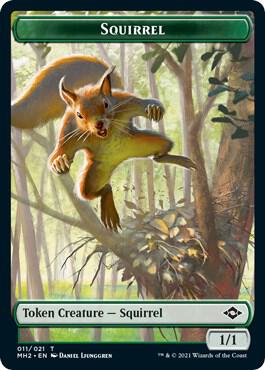 Squirrel // Thopter Double-Sided Token - 11 // 19: Modern Horizons 2