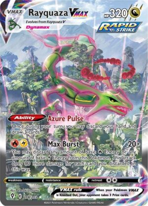 Rayquaza VMAX (Alternate Art Secret) - 218/203: SWSH07: Evolving Skies (MP)