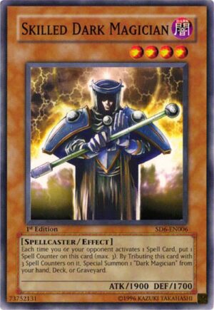 Skilled Dark Magician - SD6-EN006: Structure Deck: Spellcaster's Judgment (MP)
